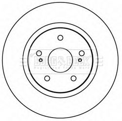 BORG & BECK Тормозной диск BBD4607